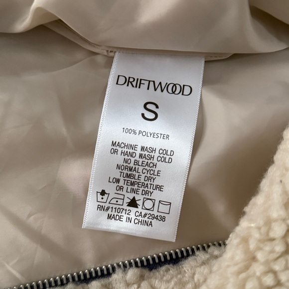 Driftwood NWT Sundance Catalog Sherpa “Bixby Bandana Jacket” - Picture 5 of 6